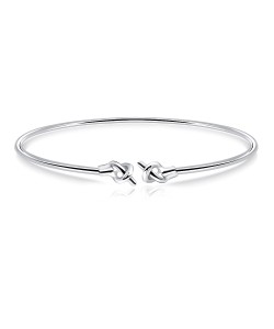 Rope Knot Silver Bracelet BRS-276